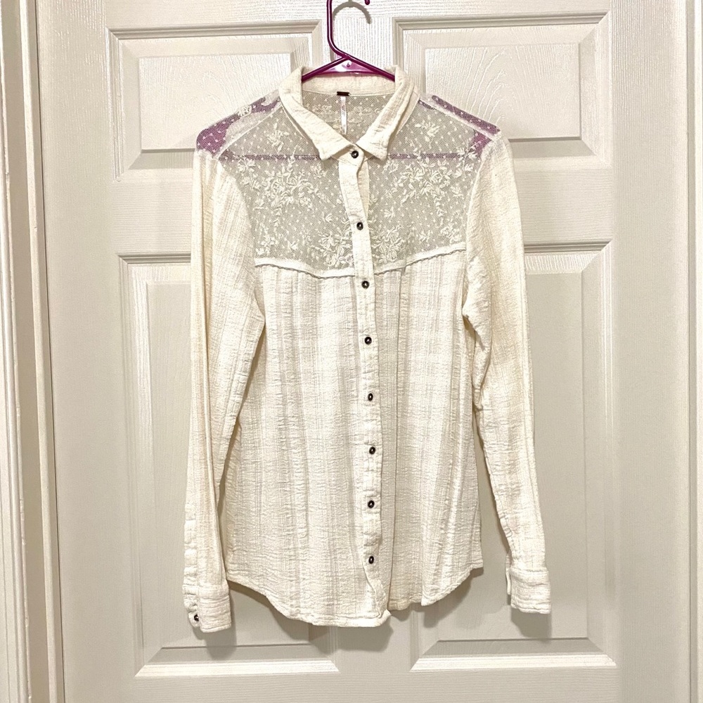 Free people button down shirt.